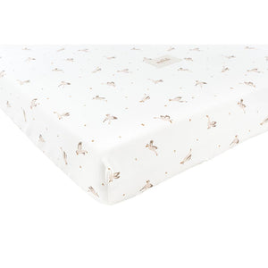 Goose Cotton Fitted Sheet by Malomi Kids