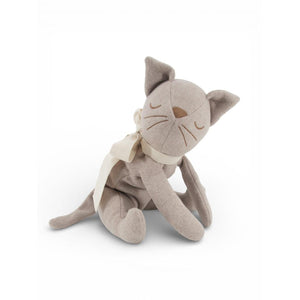 Organic Fleece Cat Cuddly Toy by Malomi Kids