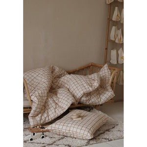 Camel Check Bedding Set with Filling by Malomi Kids
