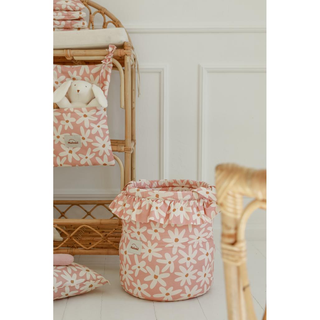 Blush Daisies Toy Basket by Malomi Kids