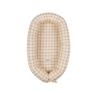 Camel Check Baby Nest by Malomi Kids