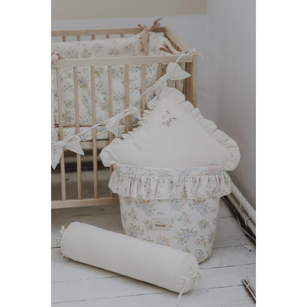 Corduroy Frill Cushion by Malomi Kids