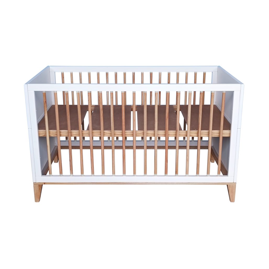 NAMI Neige Evolutive Bed 70 x 140 - From Crib to Junior Bed