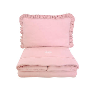 Muslin Ruffle Bedding Set with Filling by Malomi Kids