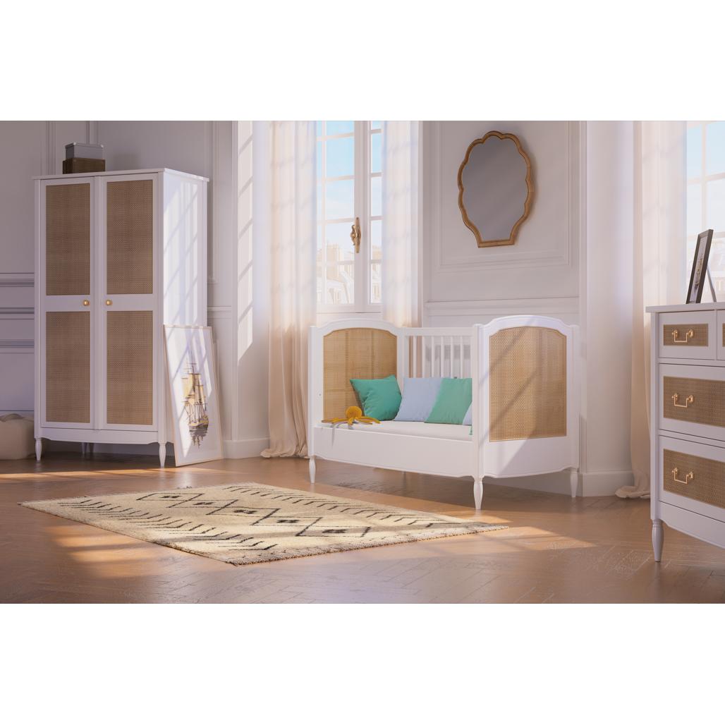 HERMIONE / LAFAYETTE Kit Evolutive Sofa 120cm - Neige