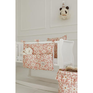 Blush Daisies Cot Organiser by Malomi Kids