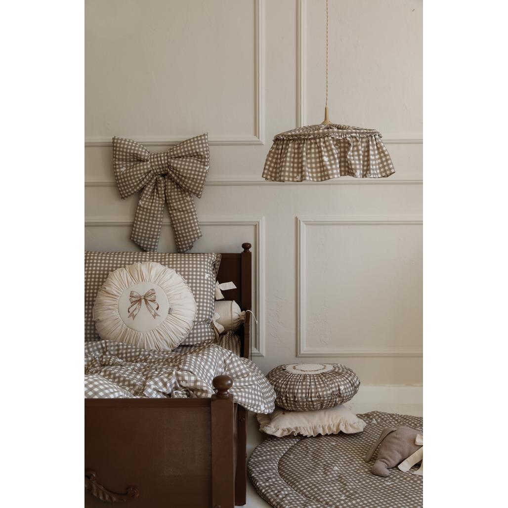 Countryside Check Fabric Lampshade by Malomi Kids