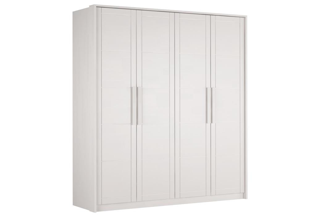 WARDROBE TIMO 4T BW - WHITE BEECH