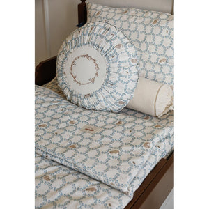 Blue Cottage Bedding Set with Filling by Malomi Kids