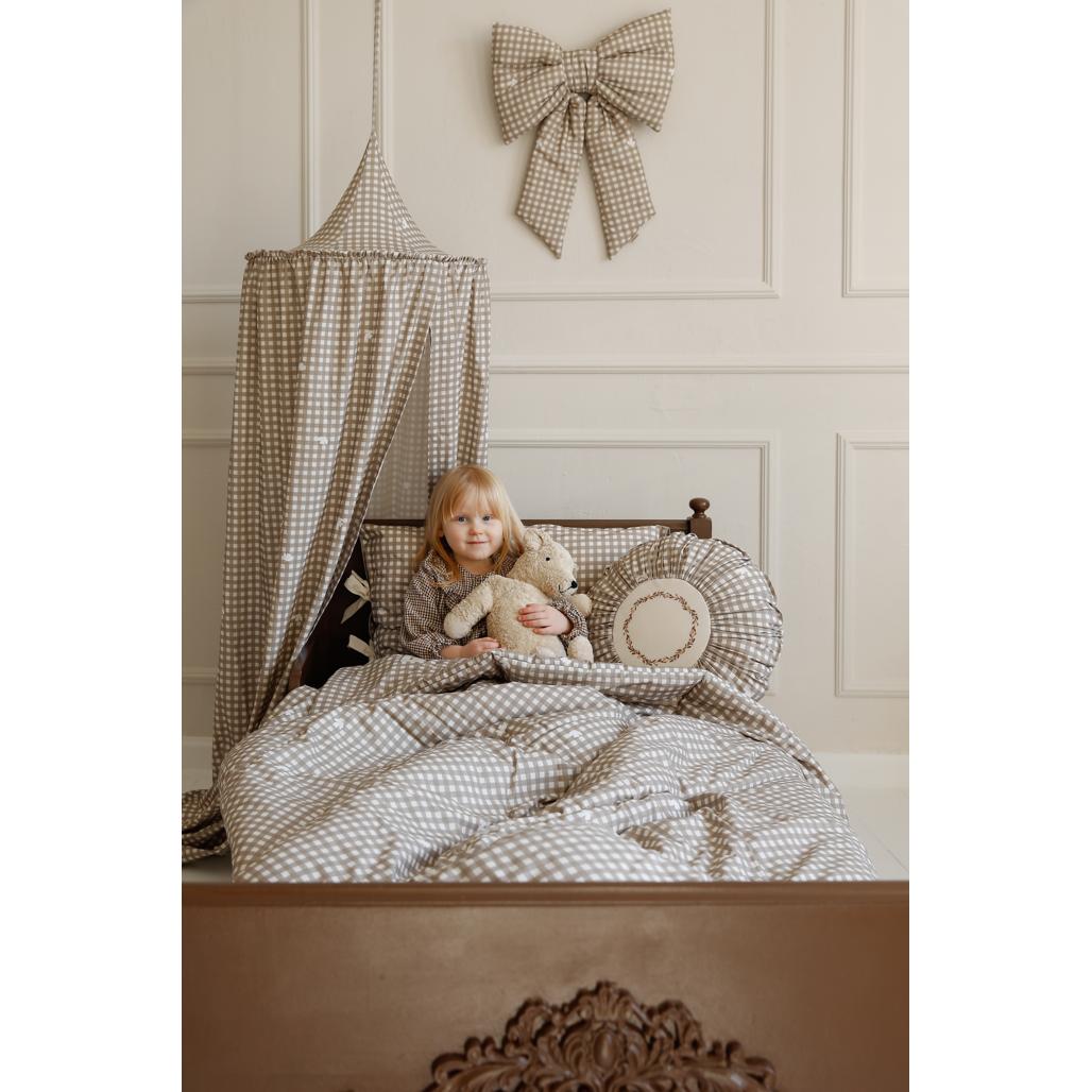 Countryside Check Decorative Bow by Malomi Kids