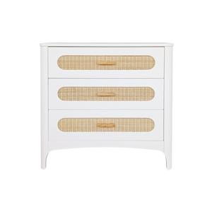 NÉRÉIDES Neige Rattan Chest of Drawers