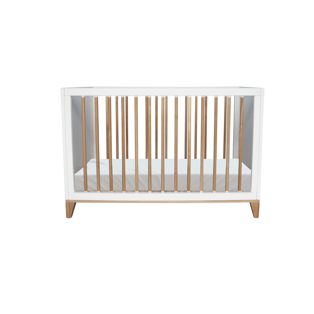 NAMI Neige Evolutive Bed 60 x 120 CM - From Crib to Toddler Bed