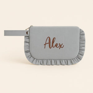 Ruffle Toiletry Bag by Malomi Kids