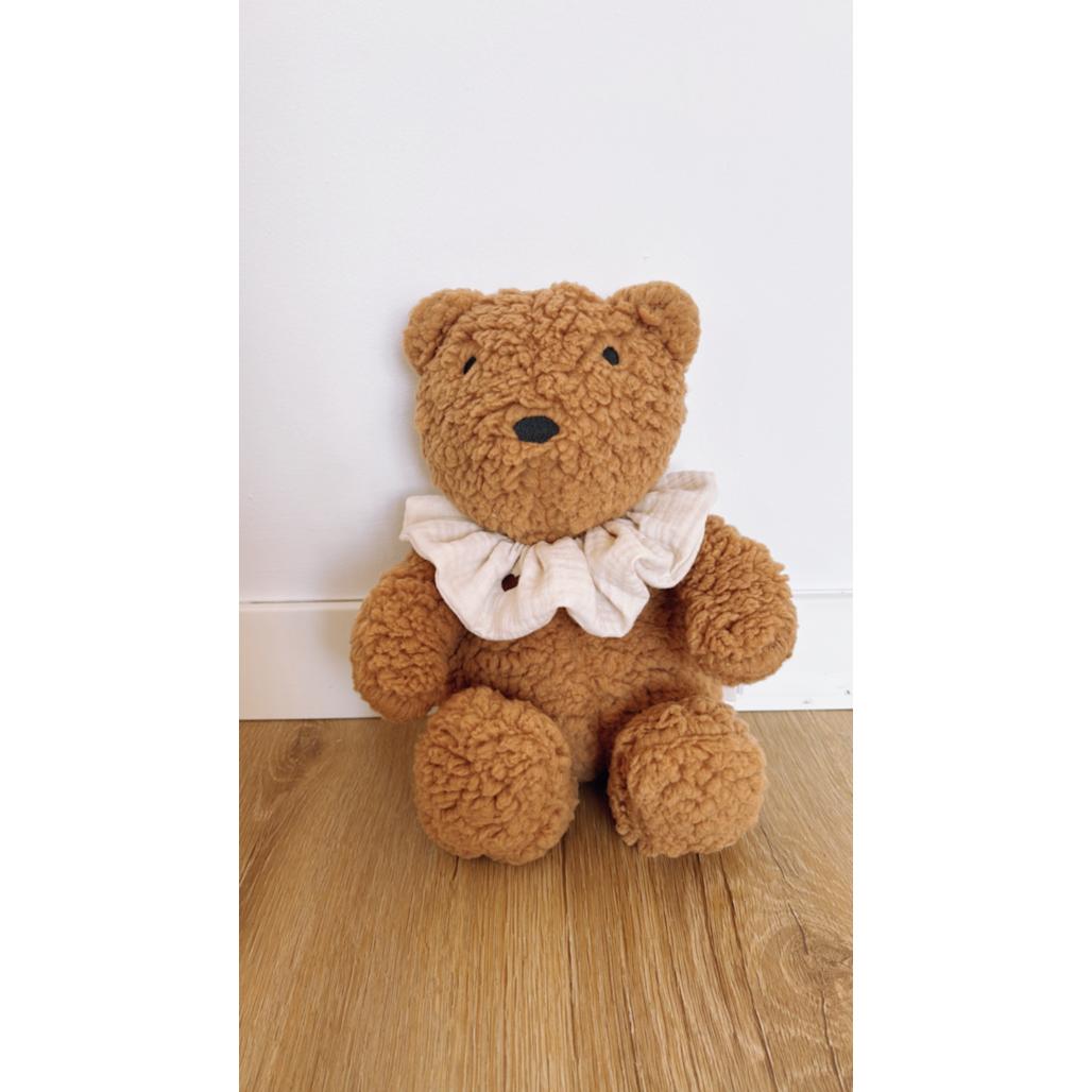 Teddy Cuddly Toy with Scrunchie by Malomi Kids