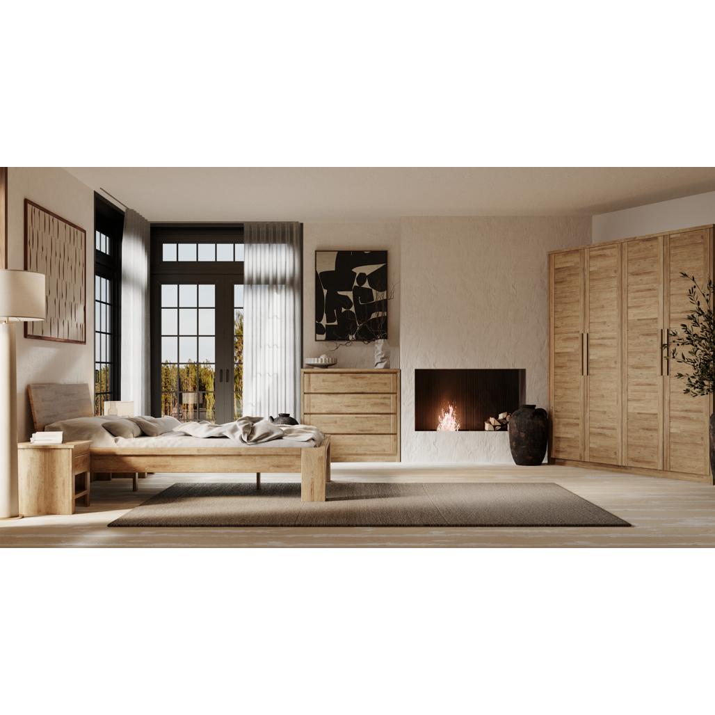 WARDROBE TIMO 4T WG - OAK RUSTIC