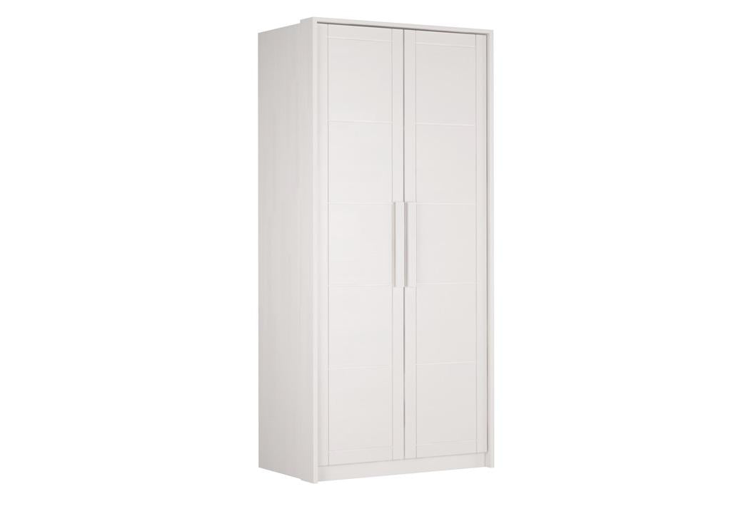 WARDROBE TIMO 2T BW - WHITE BEECH