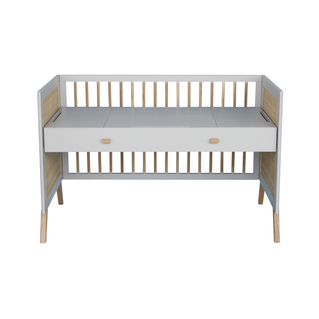Marelia Multi-Evolutive Bed Rattan 70 x 140 - Moon