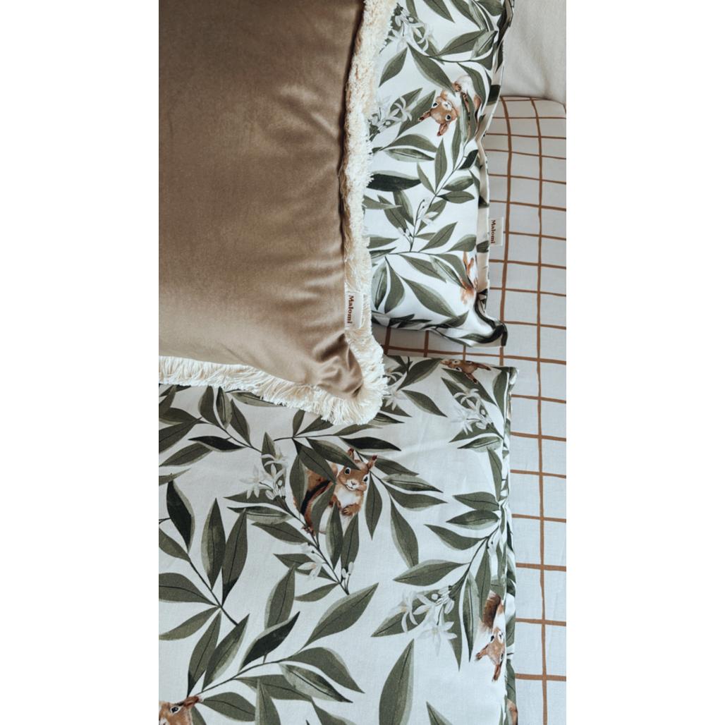 Velvet Cushion with Fringe by Malomi Kids