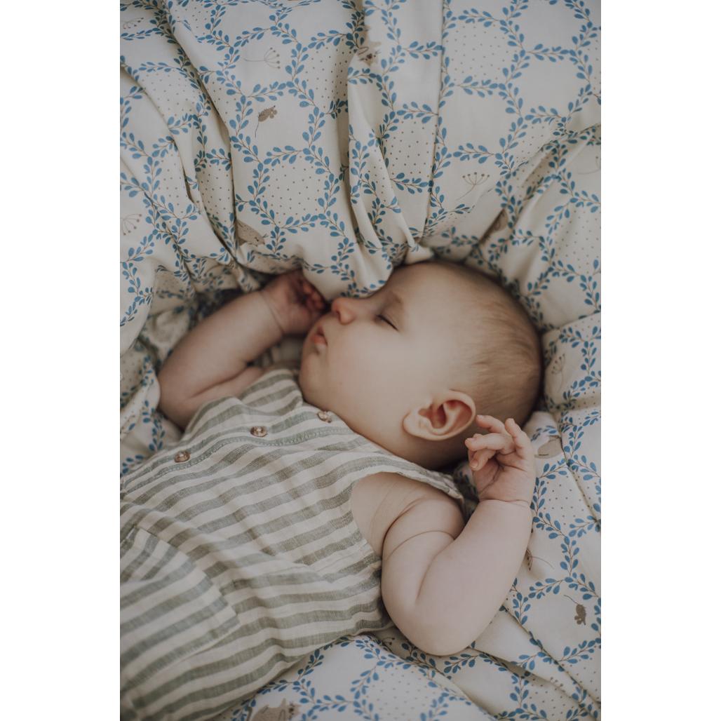 Blue Cottage Bedding Set with Filling by Malomi Kids