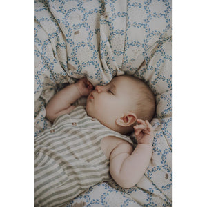 Blue Cottage Bedding Set with Filling by Malomi Kids