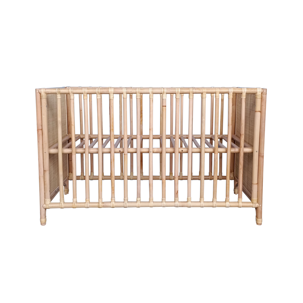 Nemo Evolutive Bed in rattan 60 x 120 - Natural