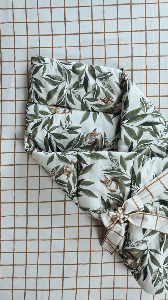 Woodland Baby Swaddle Quilt by Malomi Kids