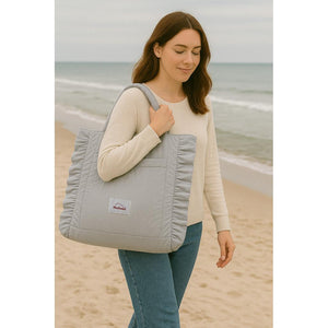 Ruffle Shopper Bag by Malomi Kids