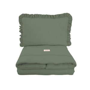 Muslin Ruffle Bedding Set with Filling by Malomi Kids