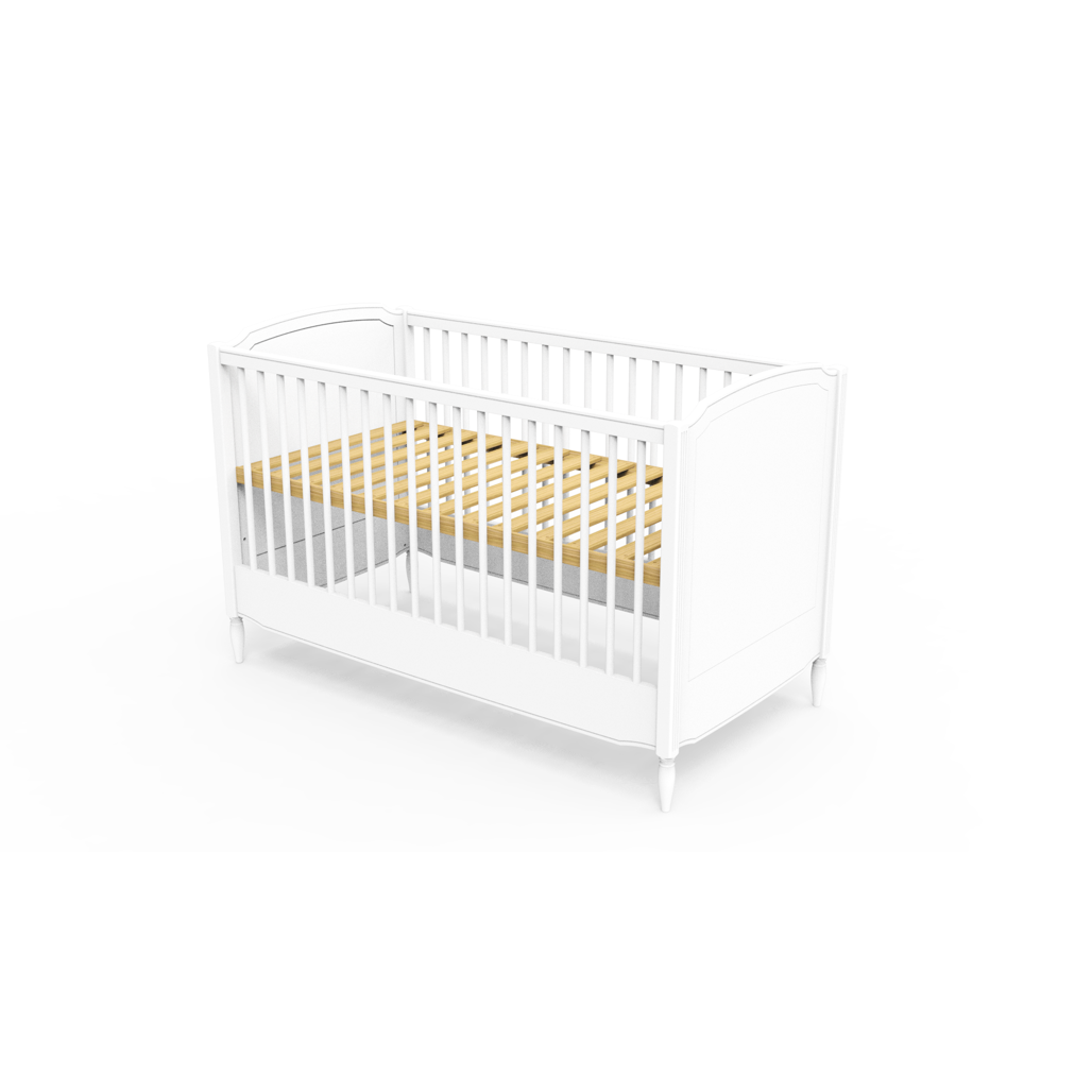 LAFAYETTE NEIGE Evolutive Bed 70X140 - From Crib to Junior Bed or Desk