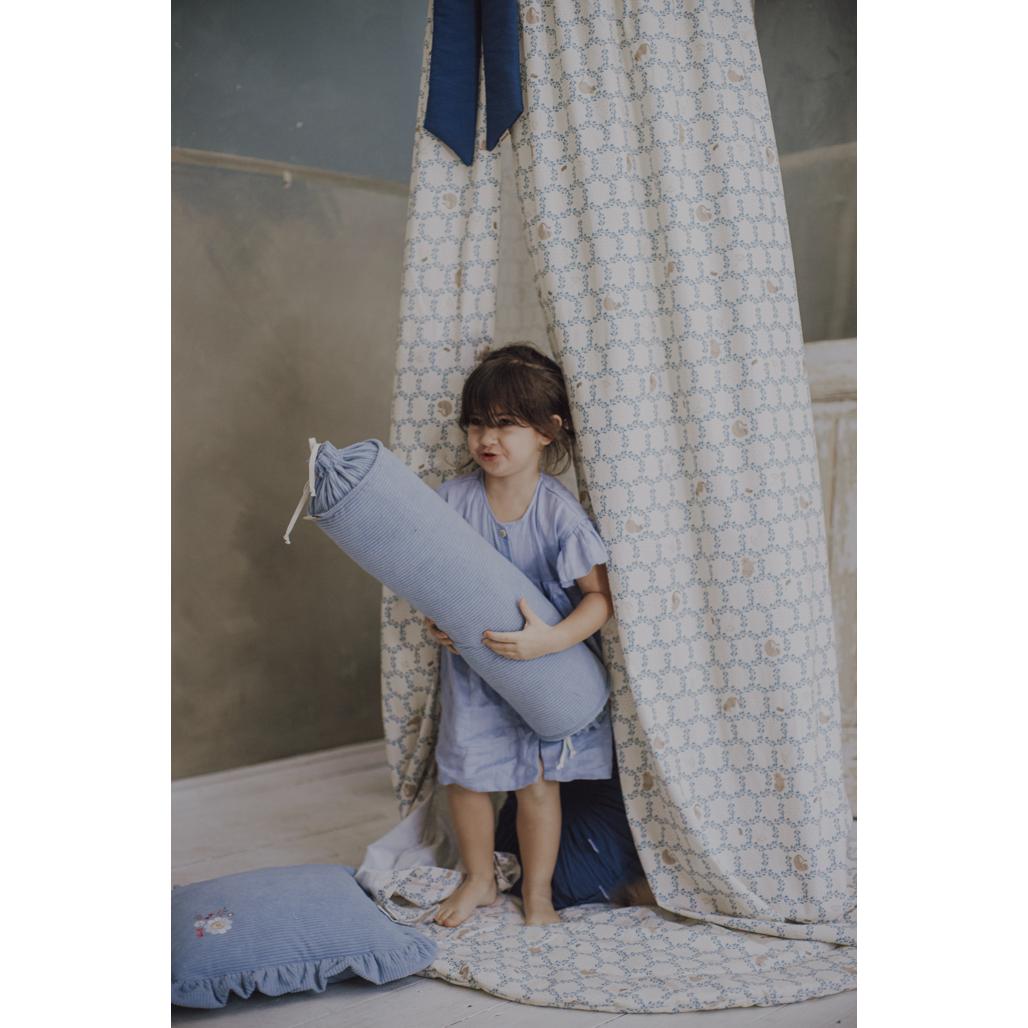 Blue Cottage Cot Canopy by Malomi Kids