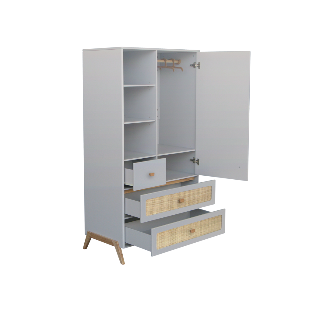 Marelia Wardrobe Rattan - Lune