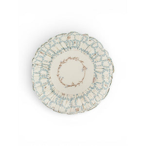Blue Cottage Round Boho Cushion by Malomi Kids