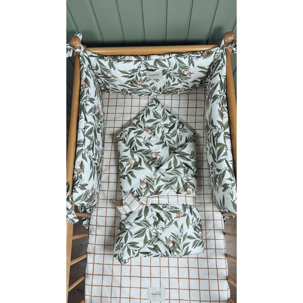 Woodland Baby Swaddle Quilt by Malomi Kids