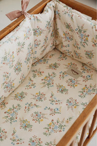 Blooming Meadow Cot Bumper by Malomi Kids