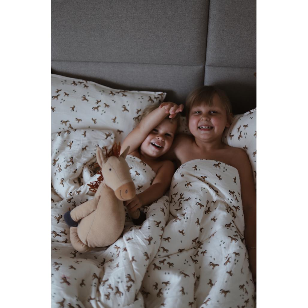 Free Horses Bamboo Bedding Set with Filling by Malomi Kids