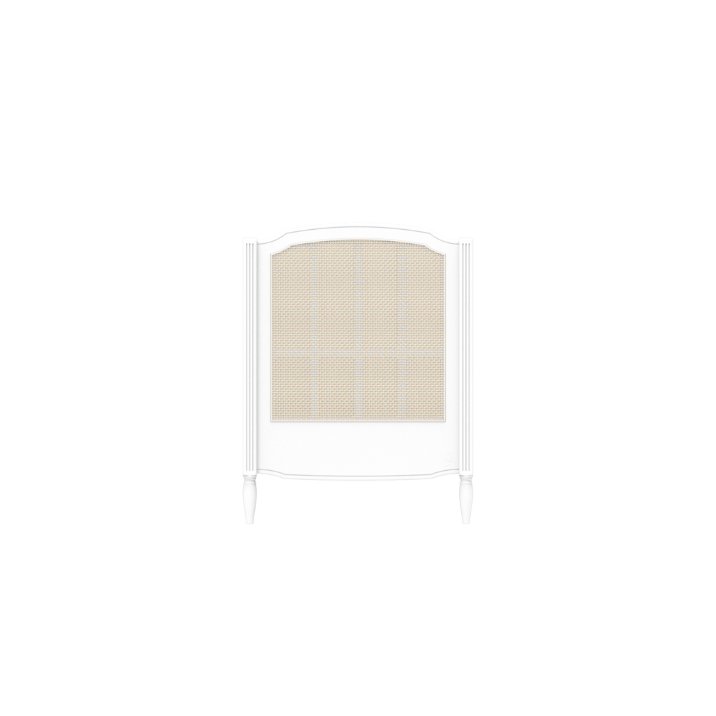 HERMIONE NEIGE Evolutive Bed 60 × 120 cm – From Crib to Toddler Bed