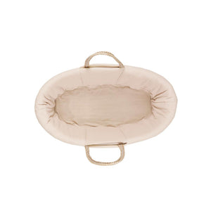 Muslin Padded Moses Basket Cover by Malomi Kids
