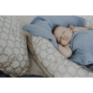 Blue Cottage Baby Nest by Malomi Kids