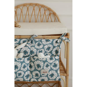 Denim Lions Cot Organiser by Malomi Kids