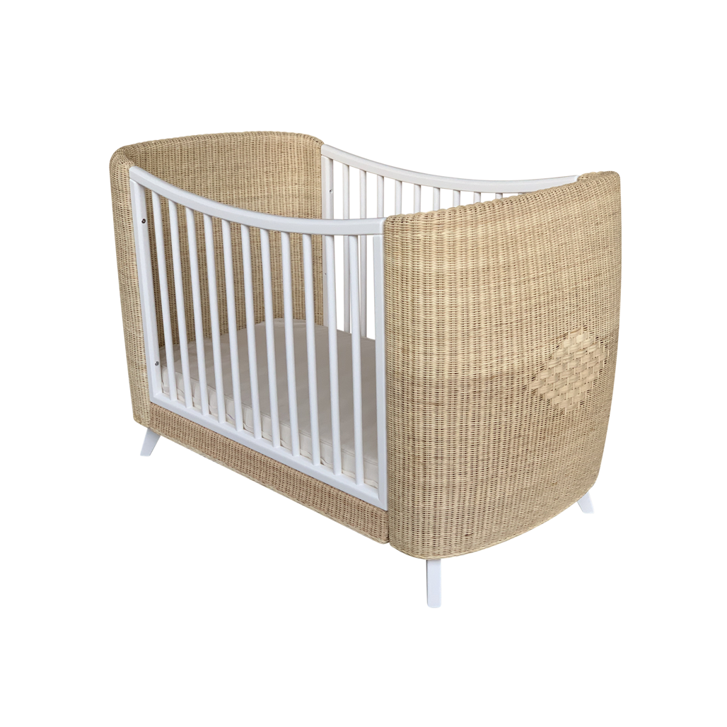 COQUILLAGE Evolutive Bed 70 x 140 - From Crib to Junior Bed