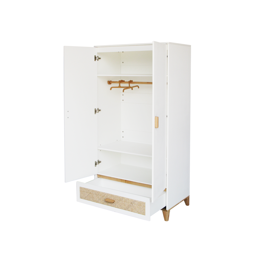 NAMI Neige Rattan Wardrobe