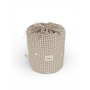 Countryside Check Sleeping Bag with Pillow by Malomi Kids