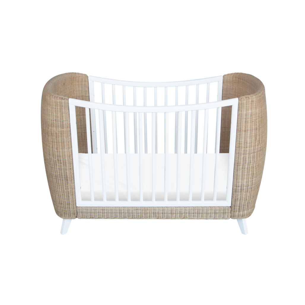 COQUILLAGE Evolutive Bed 70 x 140 - From Crib to Junior Bed