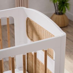NÉRÉIDES Neige Evolutive Bed 70 x 140 CM - From Crib to Junior Bed