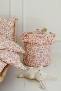Blush Daisies Toy Basket by Malomi Kids