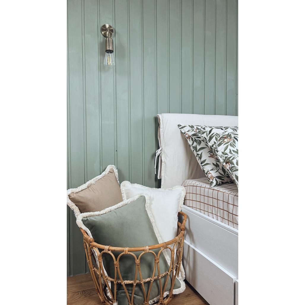 Velvet Cushion with Fringe by Malomi Kids