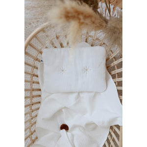 Muslin Swaddle with Pompoms by Malomi Kids