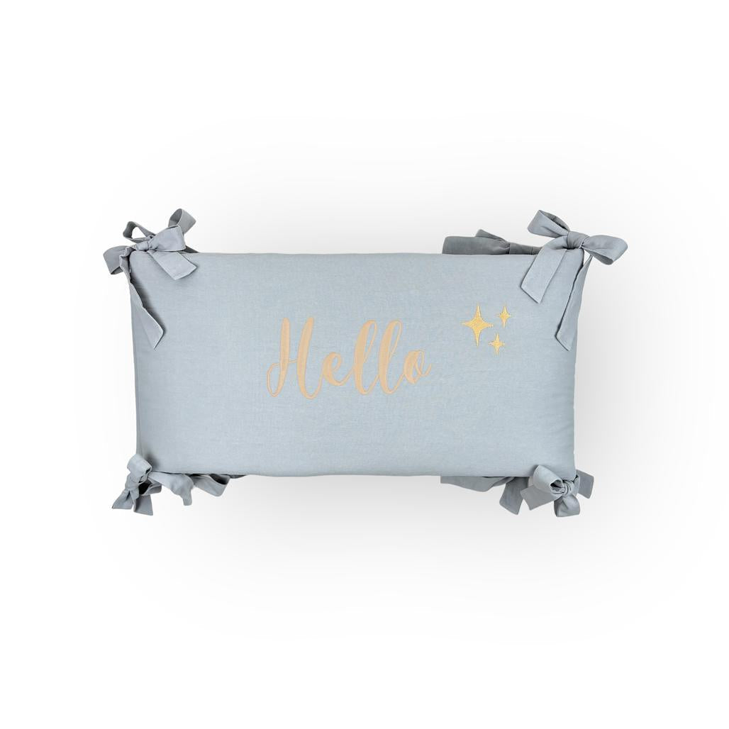 Washed Cotton Stars Cot Bumper by Malomi Kids