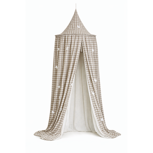 Countryside Check Cot Canopy by Malomi Kids