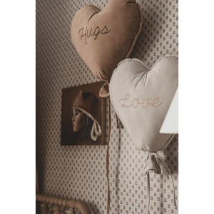 Velvet Heart Balloon Cushion by Malomi Kids